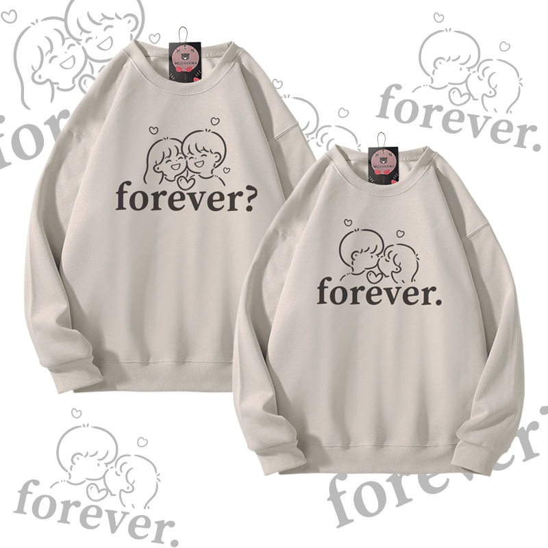 MODAKAWA FOREVER Couple Graphic Unisex Sweatshirt - image 1