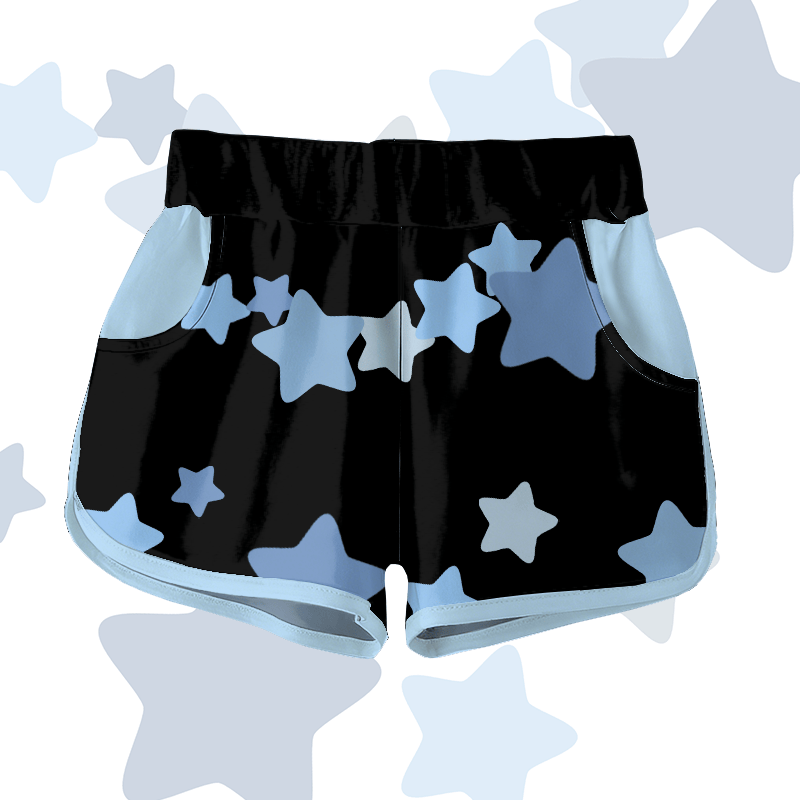 Star Graphic Modakawa Shorts - Black - 5XL - image 3