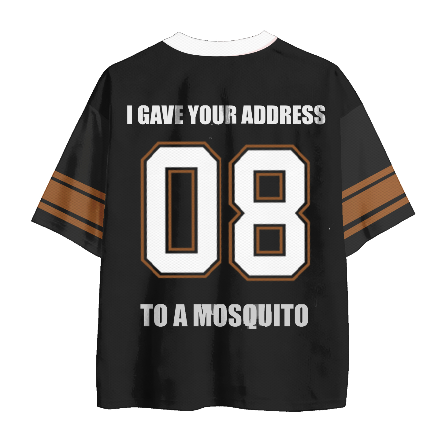  MODAKAWA X atka I GAVE YOUR ADDRESS TO A MOSQUITO Fox Number Graphic Vintage Mesh Jersey T-shirt - image 3