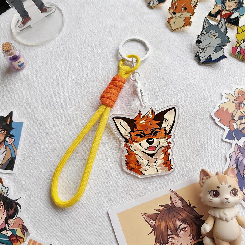 MODAKAWA X atka Glasses Fox Keychain Birthday Gift - image 1