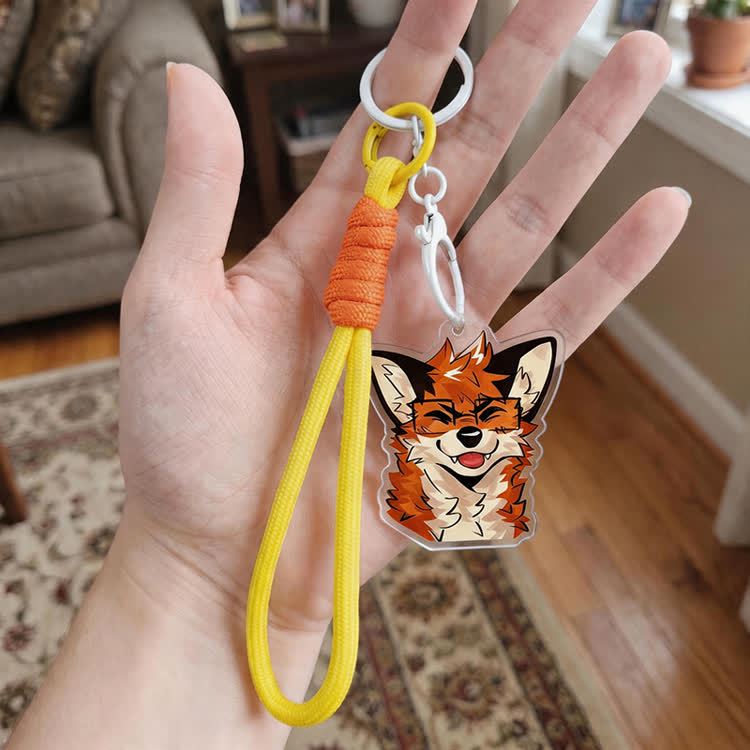MODAKAWA X atka Glasses Fox Keychain Birthday Gift - image 9