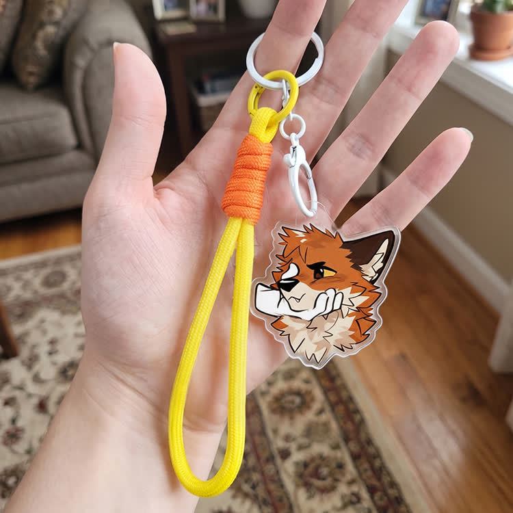 MODAKAWA X atka Pinching Fox Keychain Birthday Gift - image 1