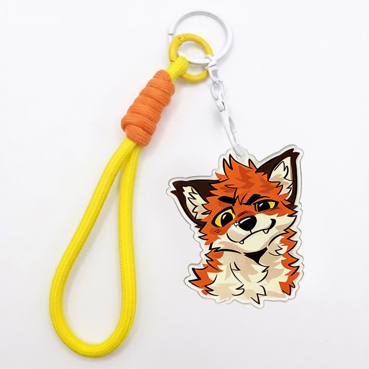MODAKAWA X atka Smart Fox Keychain Birthday Gift - Yellow - image 2