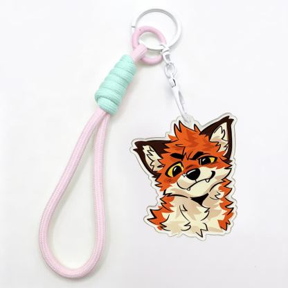 MODAKAWA X atka Smart Fox Keychain Birthday Gift - Pink - image 4
