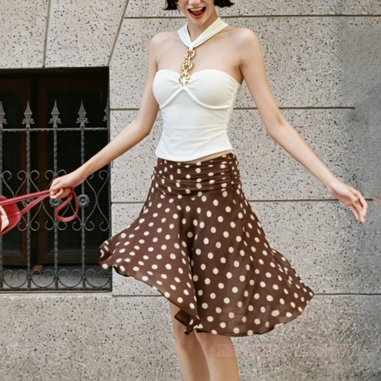 Gold Ring Halter Tube Top - image 1
