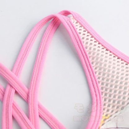 Anime Tennis Girl Mesh Sports Top Shorts Matching Outfit - image 5