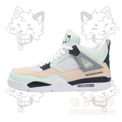Tongue Out Kitty Graphic Modakawa Lace Up Sports Air Cushion Shoes - image 2