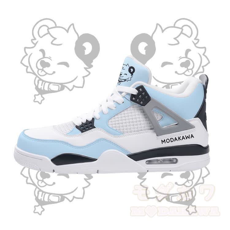 Tongue Out Bear Graphic Modakawa Lace Up Sports Air Cushion Shoes - image 3