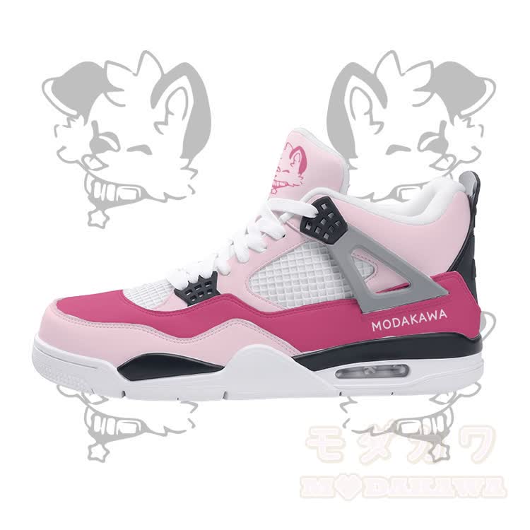 MODAKAWA X popipeko Puppy Graphic Lace Up Sports Air Cushion Shoes - image 3