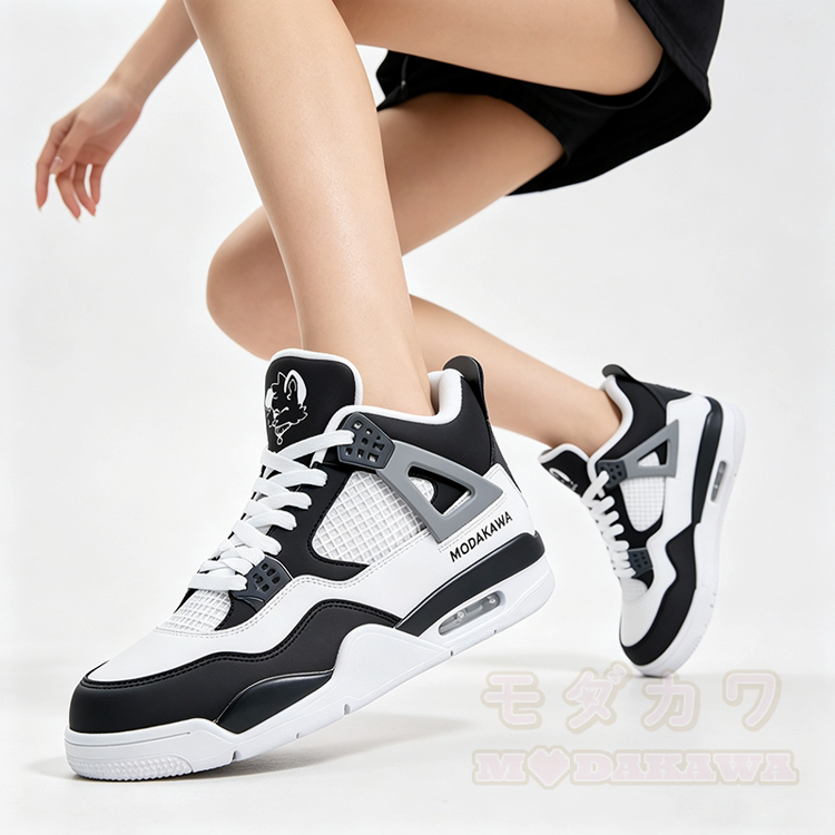 MODAKAWA X popipeko Puppy Graphic Lace Up Sports Air Cushion Shoes - image 1