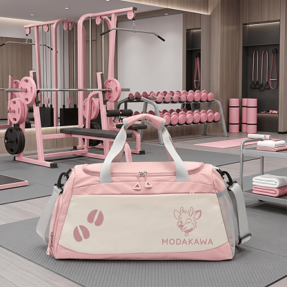 MODAKAWA X popipeko Deer Graphic Large Capacity Sports Gym Duffel Bag - image 1