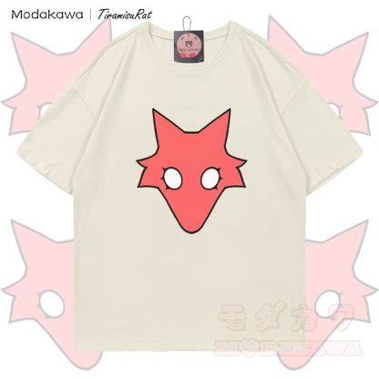 MODAKAWA X TiramisuRat Rat Graphic 100% Cotton T-shirt - Light Beige - 5XL - image 3