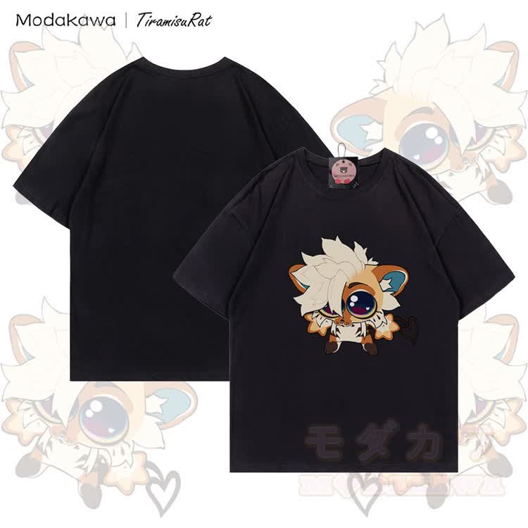 MODAKAWA X TiramisuRat Cute Rat Graphic 100% Cotton T-shirt - image 2
