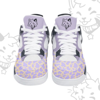 MODAKAWA X popipeko Kitty Gradient Camo Graphic Lace Up Sports Air Cushion Shoes - image 8