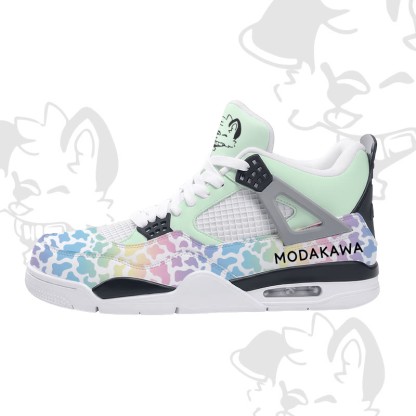 MODAKAWA X popipeko Puppy Camo Graphic Lace Up Sports Air Cushion Shoes - Green - 48 - image 3