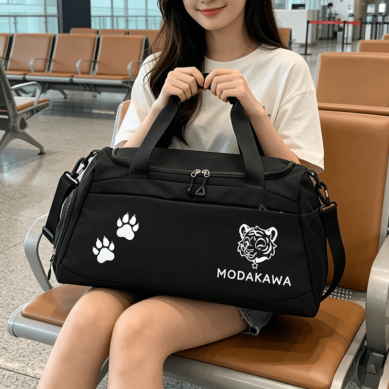 Tiger Graphic Modakawa Large Capacity Sports Gym Duffel Bag - image 1
