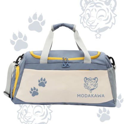 Tiger Graphic Modakawa Large Capacity Sports Gym Duffel Bag - Blue - 55*28*26 cm - image 3