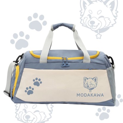 Raccoon Graphic Modakawa Large Capacity Sports Gym Duffel Bag - Blue - 55*28*26 cm - image 2