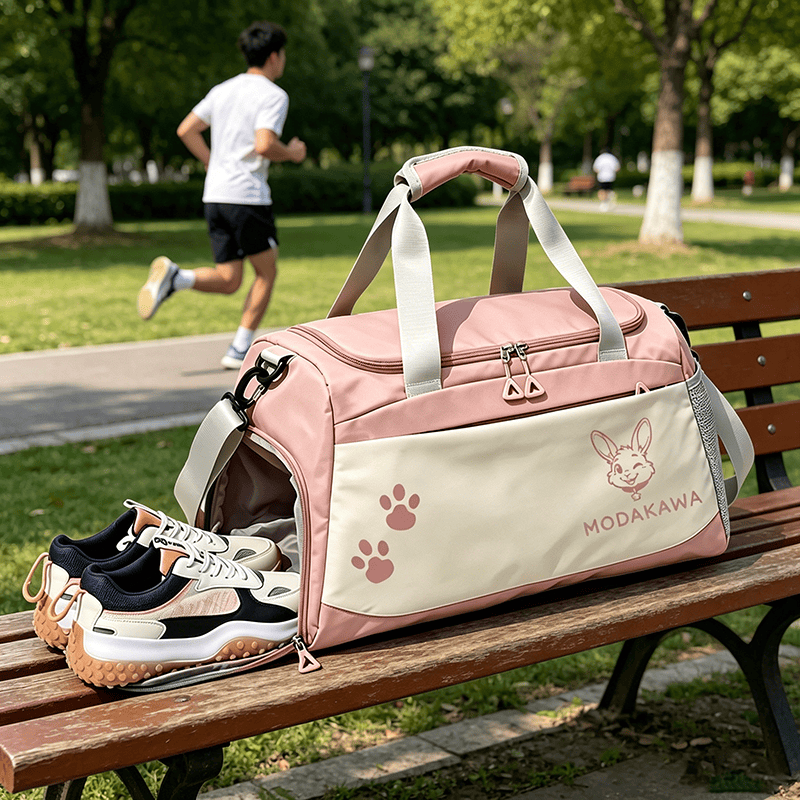 Bunny Graphic Modakawa Large Capacity Sports Gym Duffel Bag - image 1
