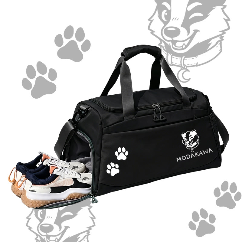 Badger Graphic Modakawa Large Capacity Sports Gym Duffel Bag - Black - 55*28*26 cm - image 3