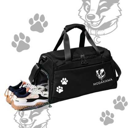Badger Graphic Modakawa Large Capacity Sports Gym Duffel Bag - Black - 55*28*26 cm - image 3