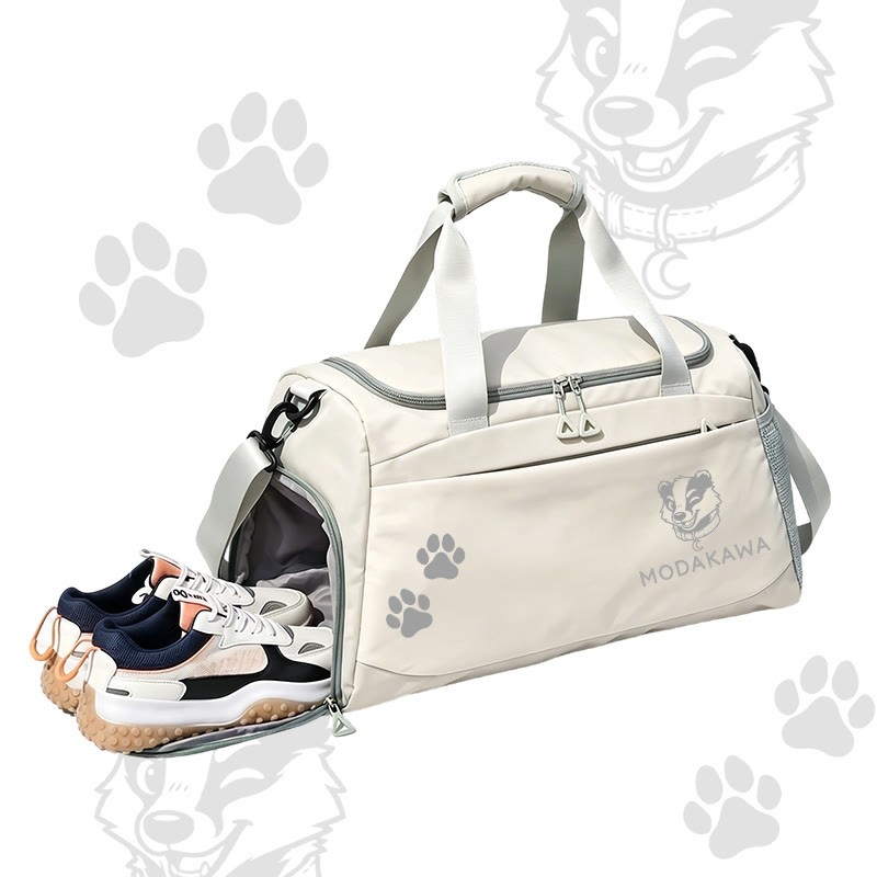Badger Graphic Modakawa Large Capacity Sports Gym Duffel Bag - White - 55*28*26 cm - image 2