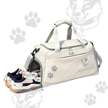 Badger Graphic Modakawa Large Capacity Sports Gym Duffel Bag - White - 55*28*26 cm - image 2
