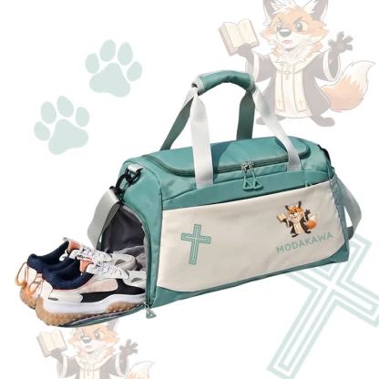 Fox Priest Graphic Modakawa Large Capacity Sports Gym Duffel Bag - image 7