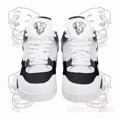 Wink Puppy Graphic Modakawa Lace Up Sports Air Cushion Shoes - White - 48 - image 3