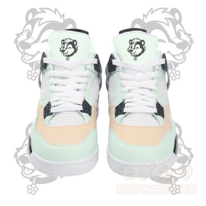 Wink Skunk Graphic Modakawa Lace Up Sports Air Cushion Shoes - Green - 48 - image 3