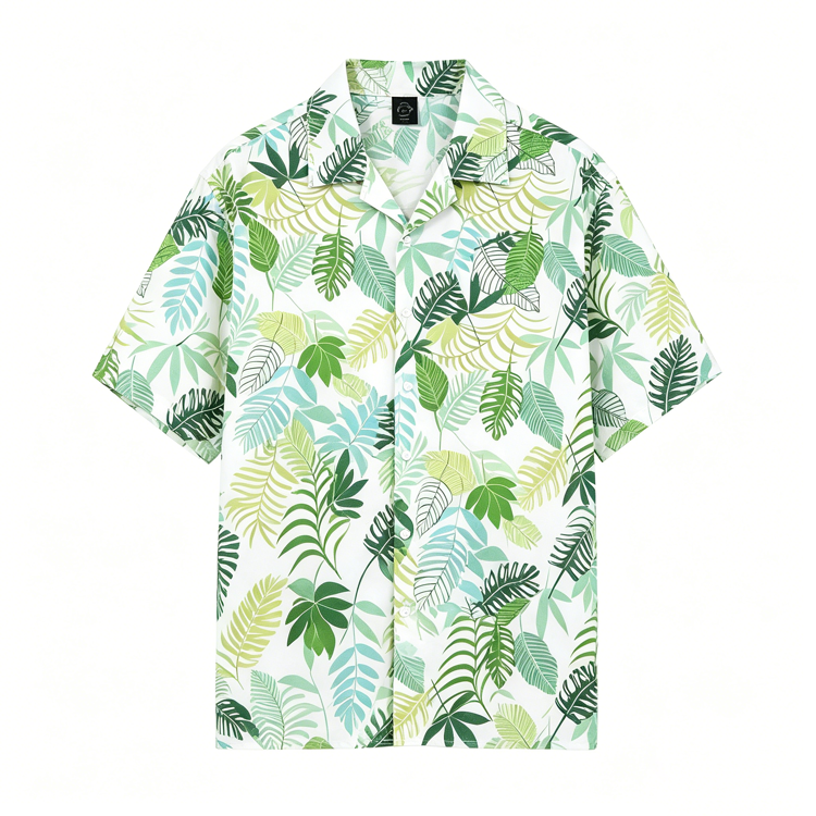 Tropical Leaf Shirt & Matching Dog Shirt - Shirt - 4XL - image 2