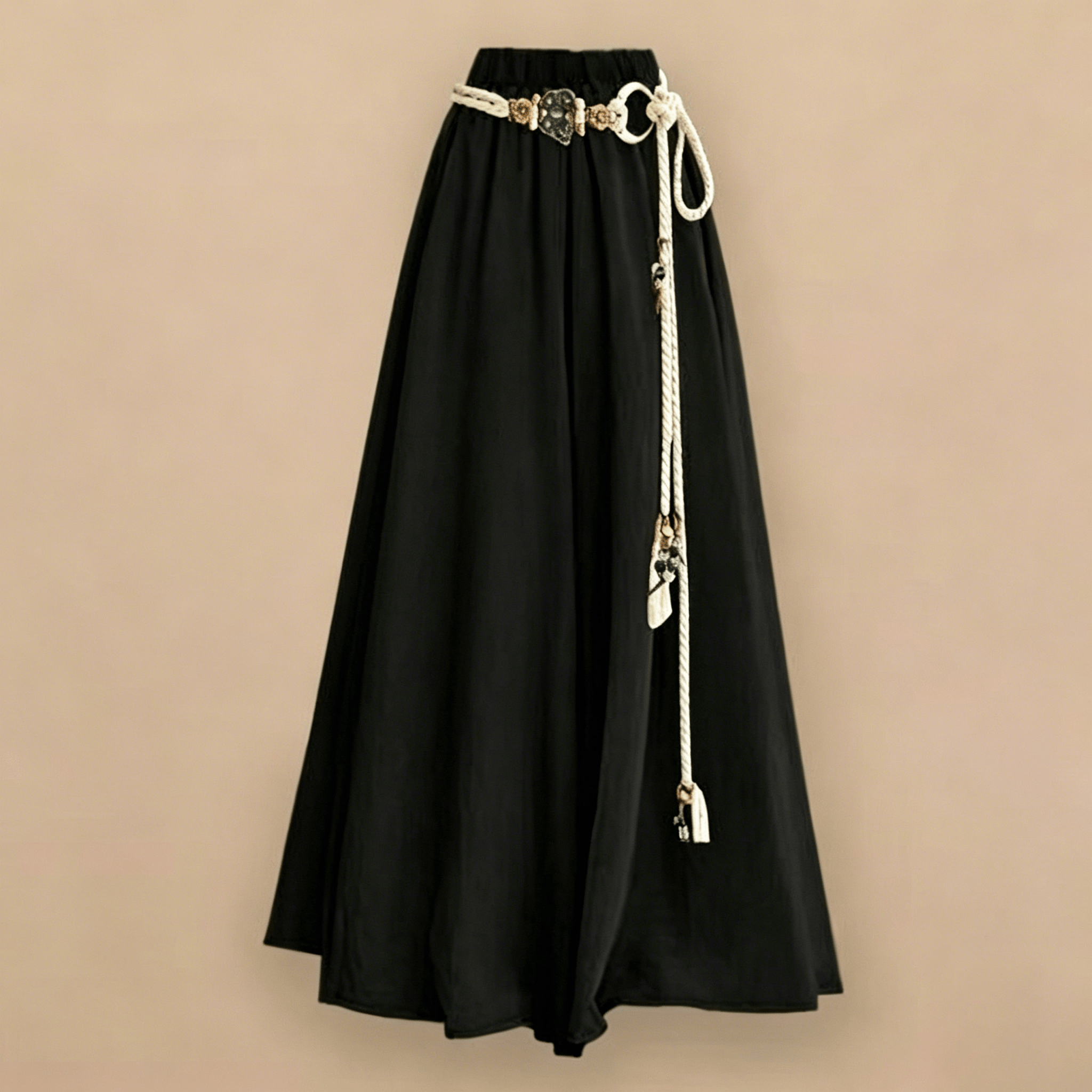Casual Drawstring Bow T-Shirt with Skort Two Pieces Set - Dress - XL - image 3