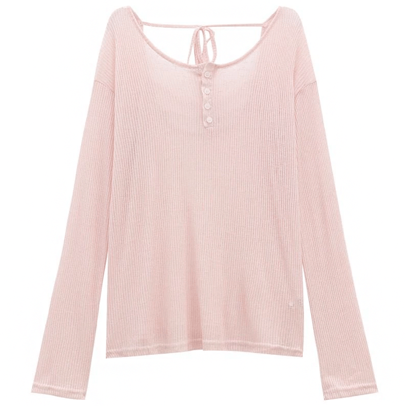 Sweet Knit Top with Cami Top and Mini Skirt Three Pieces Set - Pink Top - 4XL - image 3