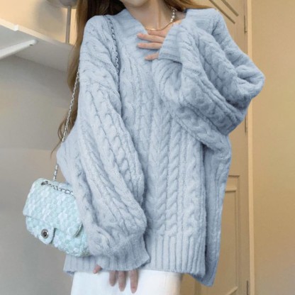 Soft Knit Sweater with Bow Dress Two Pieces Set - image 6