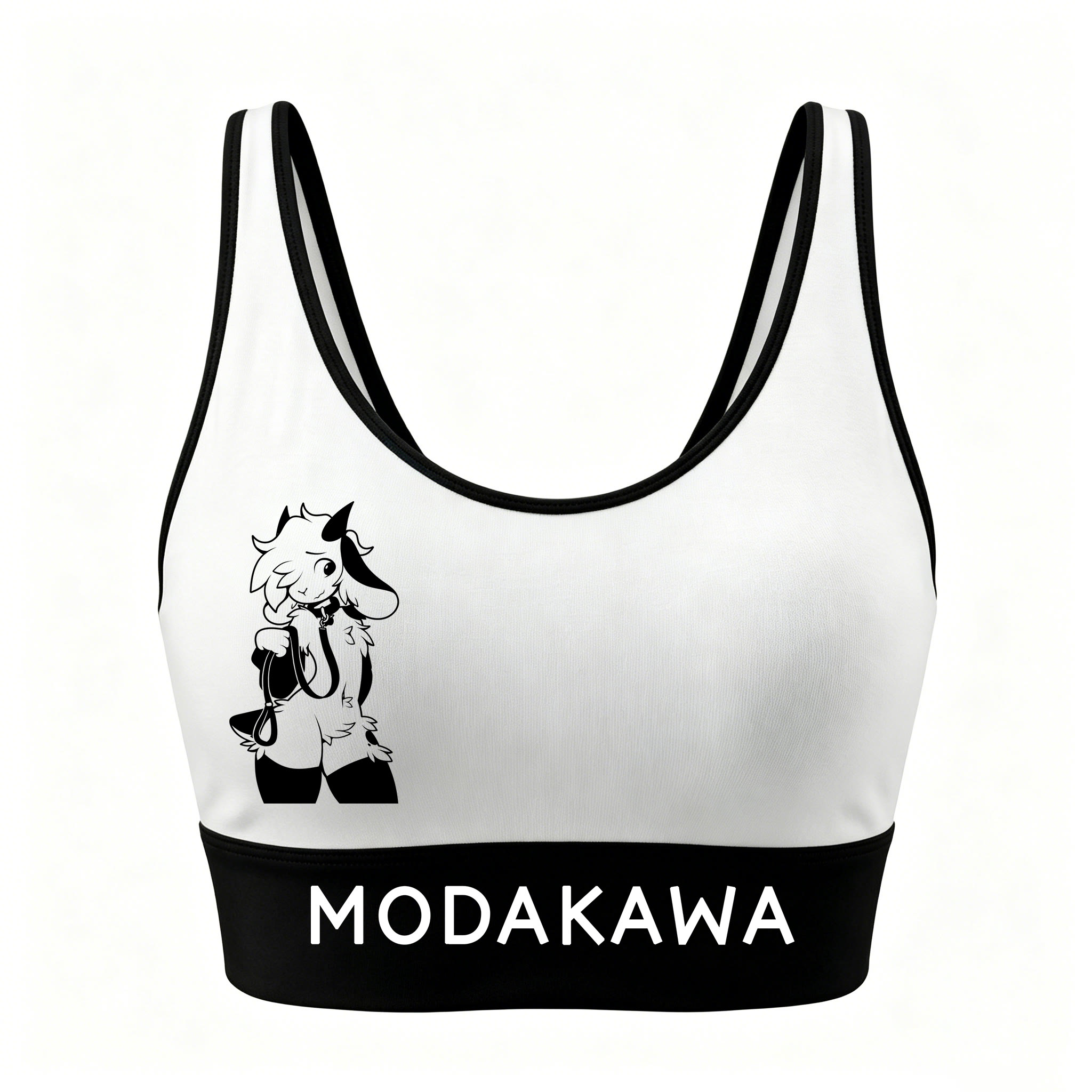 MODAKAWA X zarckets Goat Graphic Crop Tank Sport Top Shorts Matching Outfit - Top - 5XL - image 2
