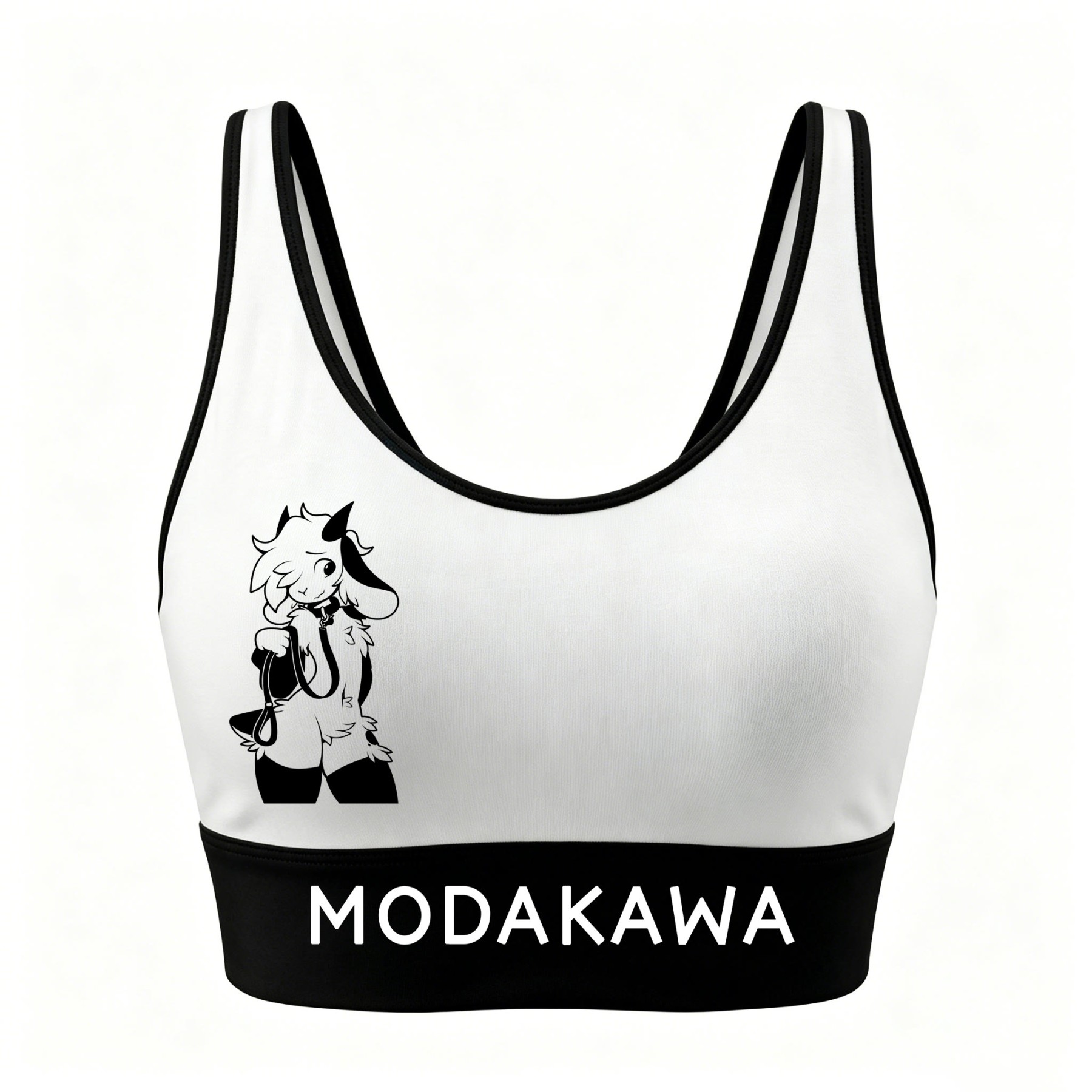 MODAKAWA X zarckets Goat Graphic Crop Tank Sport Top Shorts Matching Outfit - Top - 5XL - image 2