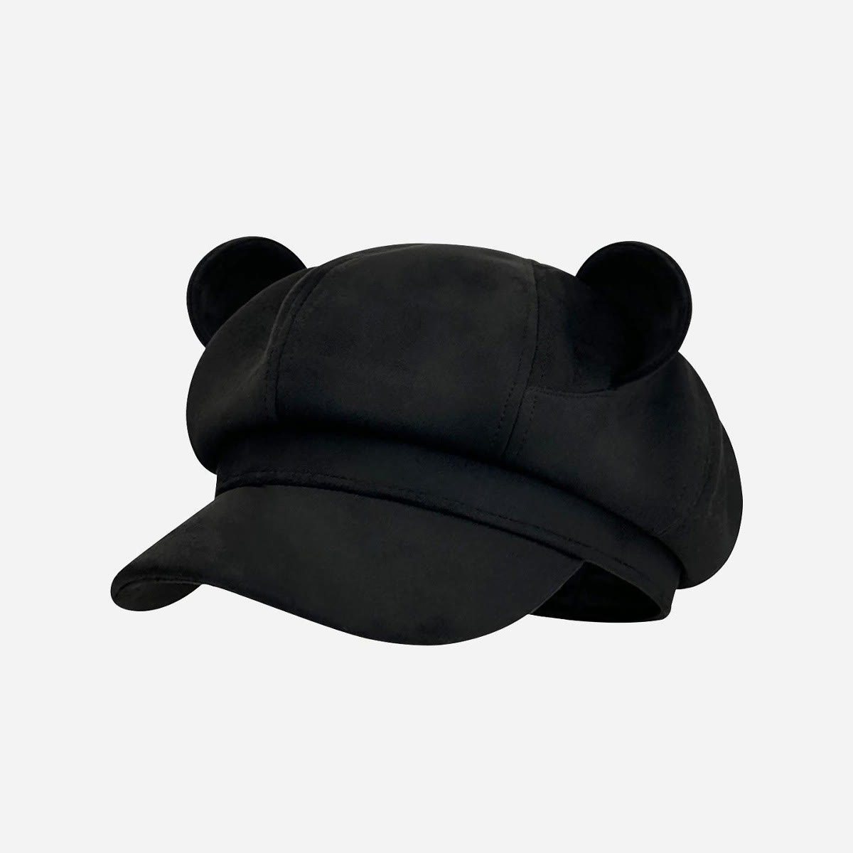 Black Cat Ear Gothic Y2K Beret - F - M(56-58cm) - image 7