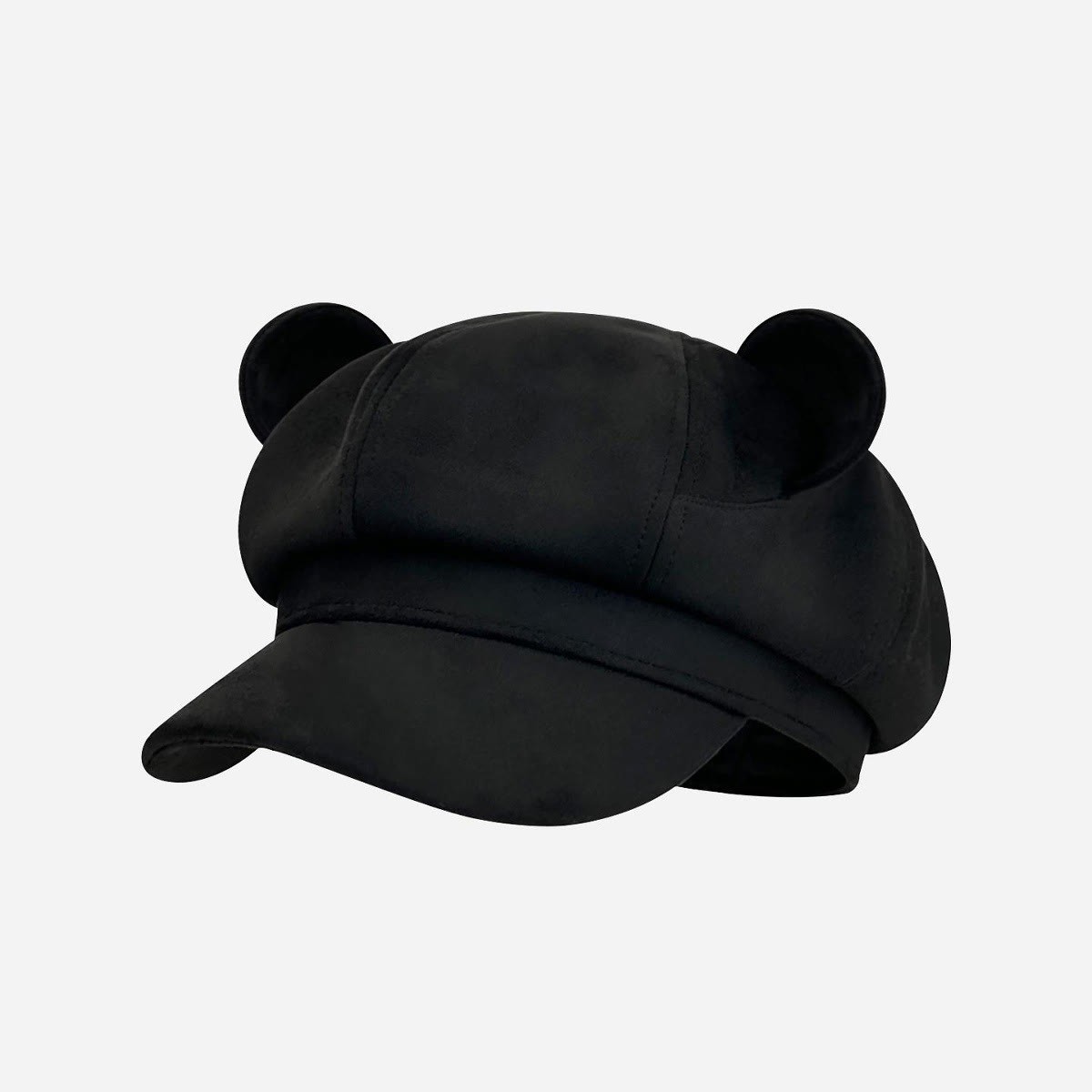 Black Cat Ear Gothic Y2K Beret - F - M(56-58cm) - image 7