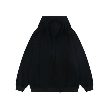 Kawaii Fashion Star Bunny Ear Lined Zip Up Hoodie Sweatshirt - image 3