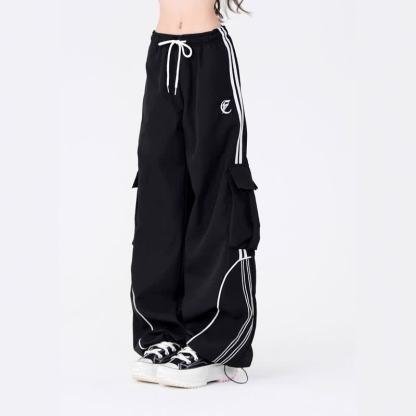 Fake Two Piece Hooded Sweatshirt Slim Fit Cargo Pants Two Pieces Set - image 4