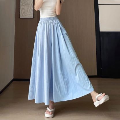Gradient Hollow Out Shawl Lace Cami Top Wide Leg Pants Three Pieces Set - Blue Pants - 4XL - image 15