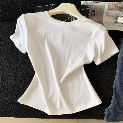 Elegant Hollow Floral Lace Vest Solid T-Shirt Loose Pants Three Pieces Set - image 5