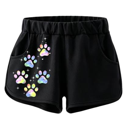 MODAKAWA Dog Graphic Crop Tank Sport Top Shorts Matching Outfit - Shorts - 4XL - image 3