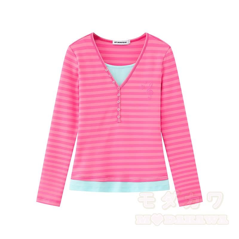  High Quality Durable Press Stripe Long Sleeve Top Floral Embroidery Pants Two Pieces Set - Top - XL - image 3