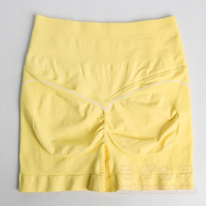Yellow Gingham Cherry Print Crop Tank High Waist Shorts Two Pieces Set - image 7