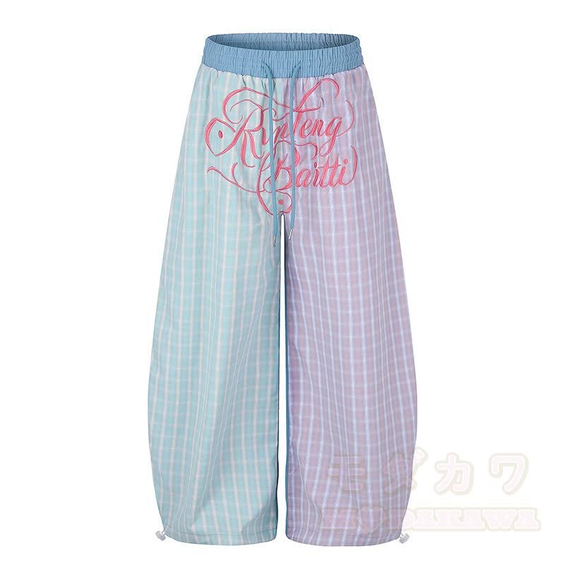 High Quality Durable Press Star Horse Embroidery T-Shirt Color Block Pants Two Pieces Set - Pants - XL - image 8