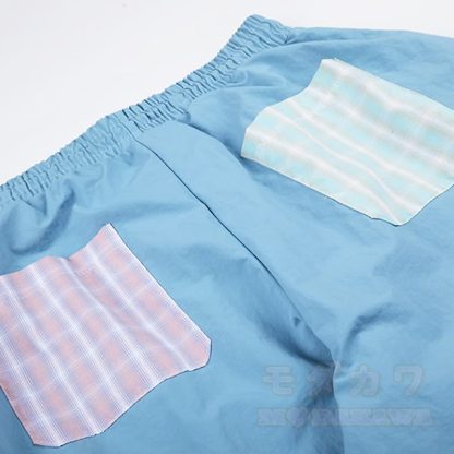 High Quality Durable Press Star Horse Embroidery T-Shirt Color Block Pants Two Pieces Set - image 11