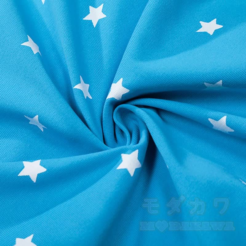 High Quality Durable Press Star Horse Embroidery T-Shirt Color Block Pants Two Pieces Set - image 6
