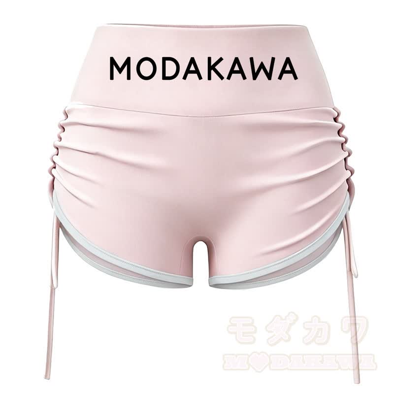 MODAKAWA X popipeko Puppy Print Cami Top Split Skort Two Pieces Set - Pink Shorts - 2XL - image 14