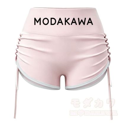 MODAKAWA X popipeko Puppy Print Cami Top Split Skort Two Pieces Set - Pink Shorts - 2XL - image 14